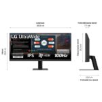 Monitor LG Ultrawide 29" LCD IPS WFHD 100Hz HDR FreeSync - 21:9 - HDMI, Displayport - VESA 100x100 - Colore Nero - immagine 3