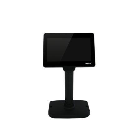 Approx Visore cliente LCD per POS - 7" - Altezza regolabile - Colore nero
