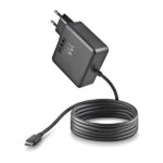 NGS GAN 100W‑C Caricatore da muro GaN 100W - USB‑C - PD3.0 PPS - Ricarica intelligente per laptop/tablet/smartphone - Protezione da sovraccarico e cortocircuiti - Cavo da 1