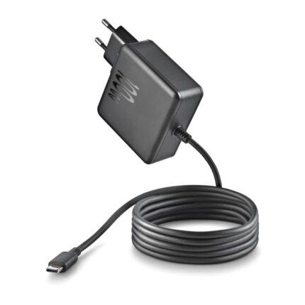NGS GAN 100W‑C Caricatore da muro GaN 100W - USB‑C - PD3.0 PPS - Ricarica intelligente per laptop/tablet/smartphone - Protezione da sovraccarico e cortocircuiti - Cavo da 1