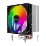 Unykach Unycool H41 ARGB Dissipatore CPU - Multisocket universale - Ventola 120 mm - Illuminazione ARGB - Colore nero - immagine 2
