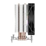 Unykach Unycool H41 ARGB Dissipatore CPU - Multisocket universale - Ventola 120 mm - Illuminazione ARGB - Colore nero - immagine 3