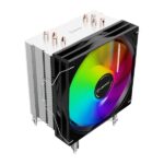 Unykach Unycool H41 ARGB Dissipatore CPU - Multisocket universale - Ventola 120 mm - Illuminazione ARGB - Colore nero - immagine 4