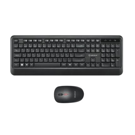 Unykach UK39 Pacchetto tastiera wireless compatta + mouse wireless 1600 dpi