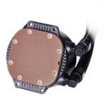 Unykach Aquastorm NEO 360 Kit di raffreddamento a liquido - 3 ventole da 120 mm - Illuminazione RGB - Visualizzazione della temperatura della CPU - Tubo da 38 mm - immagine 5