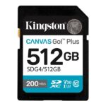 Kingston Scheda SDXC 512GB UHS-I U3 V30 Classe 10 200MB/s Canvas Go Plus