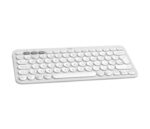 Logitech Pebble Keys 2 K380s Tastiera wireless - Bluetooth + RF Logi Bolt - Tasti silenziosi a profilo ribassato - Easy‑Switch per 3 dispositivi - Formato Mini QWERTY - Batteria fino a 36 mesi - Colore bianco - immagine 2