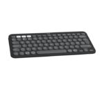 Logitech Pebble Keys 2 K380s Tastiera wireless - Bluetooth + RF Logi Bolt - Tasti silenziosi a profilo ribassato - Easy‑Switch per 3 dispositivi - Formato Mini QWERTY - Batteria fino a 36 mesi - Colore grafite - immagine 2