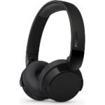 Philips TAH3209 Cuffie wireless On‑Ear - Bluetooth 5.3 - Fino a 25 ore di riproduzione - Microfono con riduzione del rumore - Design pieghevole e leggero con cuscinetti in schiuma viscoelastica - Colore nero
