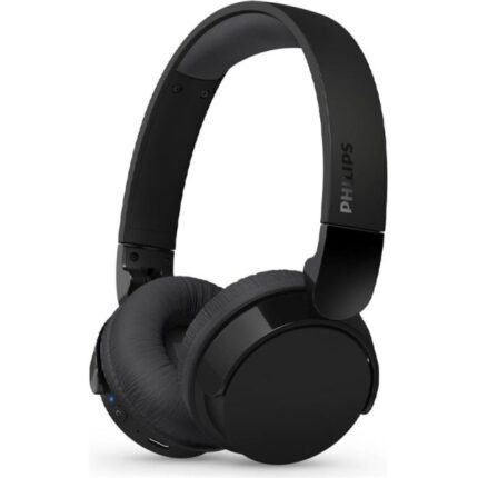 Philips TAH3209 Cuffie wireless On‑Ear - Bluetooth 5.3 - Fino a 25 ore di riproduzione - Microfono con riduzione del rumore - Design pieghevole e leggero con cuscinetti in schiuma viscoelastica - Colore nero