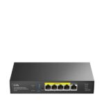 Cudy Router VPN - Ethernet 1Gbps - 4 uscite GbE PoE - 60W - Gestisce fino a 200 punti di accesso - USB 3.0 - Indicatori LED - Metallo - 190x100x28mm - Colore nero