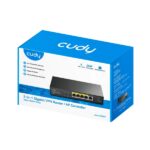 Cudy Router VPN - Ethernet 1Gbps - 4 uscite GbE PoE - 60W - Gestisce fino a 200 punti di accesso - USB 3.0 - Indicatori LED - Metallo - 190x100x28mm - Colore nero - immagine 3