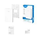 Cudy AC1200 Access Point a parete - Dual Band fino a 1167Mbps - WiFi 5 - Copertura 60m2 - Supporta fino a 40 dispositivi - PoE passivo - Riavvio automatico - GbE schermato - Colore bianco - immagine 2