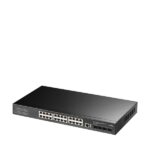 Cudy Switch gestito a 28 porte - Gestito - Capacità di commutazione 128 Gbps - 24x RJ45 GbE - 4x SFP+ - 440x205x44 mm - Colore nero - immagine 3