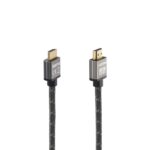 Cavo HDMI 8K maschio Hama Prime - Lunghezza 2 m - Certificato - Supporta eARC - Terminali placcati in oro - Ethernet - Velocità fino a 48 Gbps - Schermatura completa - Colore grigio - immagine 2