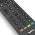 Hama Telecomando per TV - Universale - Portata 10 m - 43 pulsanti - Accesso diretto alle piattaforme di streaming - Consente 4 dispositivi simultanei - 20,2 x 4,7 x 2,1 cm - Colore nero - immagine 5