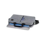 Hama Genua Custodia per laptop fino a 15,6" - Poliestere - Tracolla regolabile - Tasca frontale - 42,5 x 5 x 31 cm - Colore grigio - immagine 4