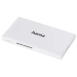 Lettore di schede Hama - CompactFlash - Compatibile con SD - Micro-SD - Connessione USB-A - 90