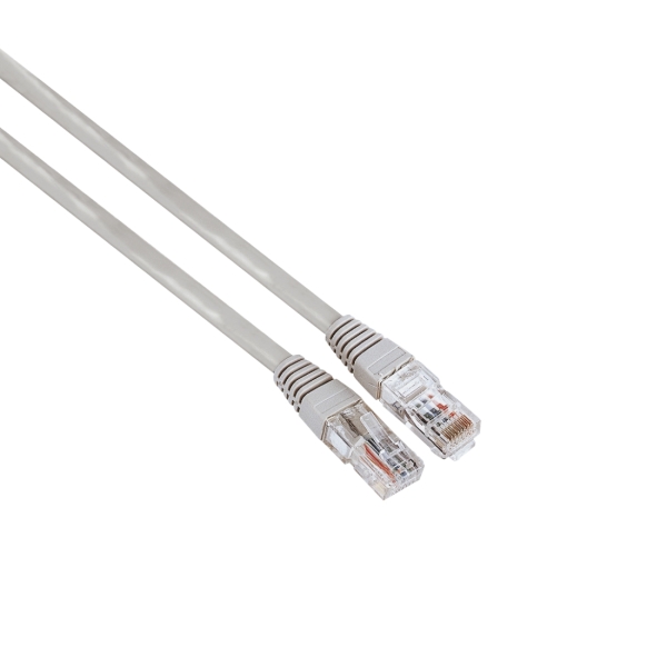 Cavo di rete UTP RJ45 Cat-5e Hama Entry - Lunghezza 10 m - Velocità fino a 1 Gbps - Colore grigio Cavo di rete UTP RJ45 Cat-5e Hama Entry - Lunghezza 10 m - Velocità fino a 1 Gbps - Colore grigio