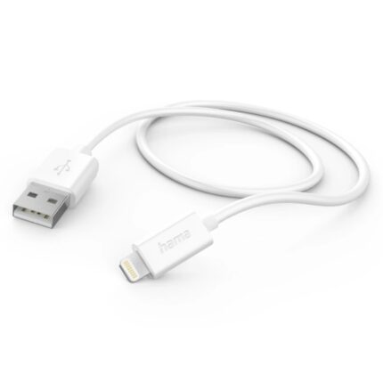 Cavo di ricarica Hama - USB-A maschio - Ligthning - Lunghezza 1 m - Colore bianco