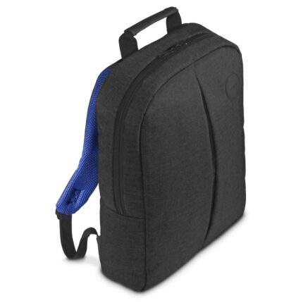 6" - Capacità 14L - Poliestere - Interno imbottito - Tasca frontale - 35x46x9 cm - Colore nero
