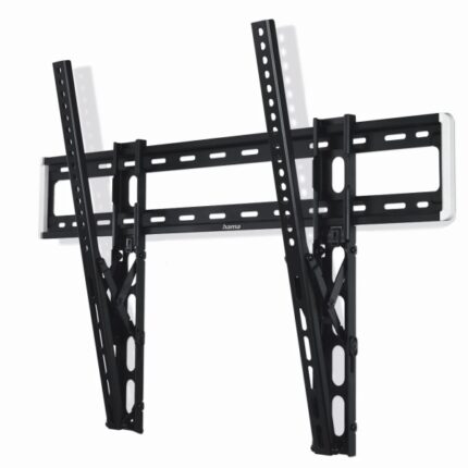 Hama Supporto fisso a parete per TV fino a 100" - Peso max 75 kg - Inclinabile - VESA 800x600 mm - Gestione cavi - Livella a bolla integrata - Dima di foratura - Colore nero