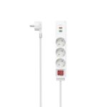Hama Ciabatta con 5 prese - Potenza massima 3680 W - Cavo 1