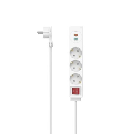Hama Ciabatta con 5 prese - Potenza massima 3680 W - Cavo 1