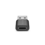 Hama Essential Adattatore USB - USB-C femmina - USB-A maschio - 10 Gbit/s - Colore nero - immagine 3