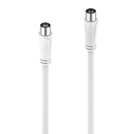 5 m - Doppia schermatura - Schermatura 90dB - Impedenza 75Ohm - Colore bianco