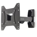 Hama Supporto a parete per TV fino a 48" - Peso max 20 kg - Inclinabile - Girevole - VESA 200x200 mm - Acciaio - Gestione cavi - Colore nero