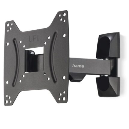 Hama Supporto a parete per TV fino a 48" - Peso max 20 kg - Inclinabile - Girevole - VESA 200x200 mm - Acciaio - Gestione cavi - Colore nero