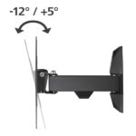 Hama Supporto a parete per TV fino a 48" - Peso max 20 kg - Inclinabile - Girevole - VESA 200x200 mm - Acciaio - Gestione cavi - Colore nero - immagine 2
