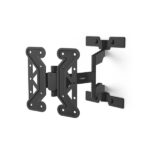 Hama Supporto a parete per TV fino a 48" - Peso max 25 kg - Inclinabile - Girevole - Extrapiatto - VESA 200x200 mm - Alluminio - Gestione cavi - Colore nero