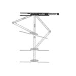 Hama Supporto a parete per TV fino a 48" - Peso max 25 kg - Inclinabile - Girevole - Extrapiatto - VESA 200x200 mm - Alluminio - Gestione cavi - Colore nero - immagine 4