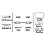 5 m - Supporta ARC e 3D - Terminali placcati in oro - Ethernet - Velocità fino a 10