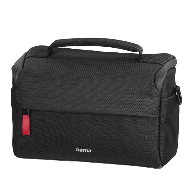 Hama Matera Custodia per fotocamera - Poliestere riciclato - Adattabile alla valigia - Scomparti separati per obiettivi - Maniglia - 23x9 Hama Matera Custodia per fotocamera - Poliestere riciclato - Adattabile alla valigia - Scomparti separati per obiettivi - Maniglia - 23x9