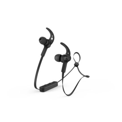 Hama Freedom Run II Auricolari sportivi - Bluetooth - Radio 10 m - Microfono omnidirezionale - Assistente vocale - Ricarica tramite USB-C - Colore nero
