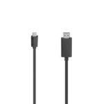 Hama Essential Cavo adattatore 4K da 3 m - USB-C maschio - HDMI femmina - Colore nero