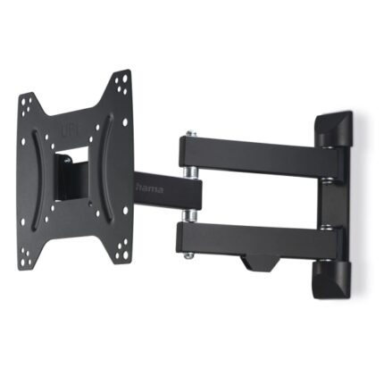 Hama Supporto a parete per TV fino a 48" - Peso max 20 kg - Inclinabile - Girevole - VESA 200x200 mm - Acciaio - Gestione cavi - Colore nero