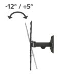 Hama Supporto a parete per TV fino a 65" - Peso max 20 kg - Inclinabile - Girevole - VESA 400x400 mm - Acciaio - Gestione cavi - Colore nero - immagine 2