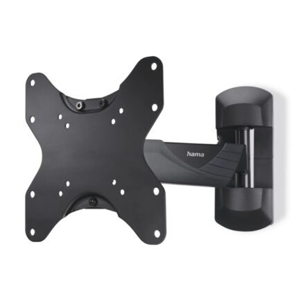 Hama Supporto a parete per TV fino a 50" - Peso max 35 kg - Inclinabile - Girevole - VESA 200x200 mm - Acciaio - Gestione cavi - Colore nero