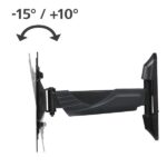 Hama Supporto a parete per TV fino a 50" - Peso max 35 kg - Inclinabile - Girevole - VESA 200x200 mm - Acciaio - Gestione cavi - Colore nero - immagine 3