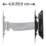 Hama Supporto a parete per TV fino a 50" - Peso max 35 kg - Inclinabile - Girevole - VESA 200x200 mm - Acciaio - Gestione cavi - Colore nero - immagine 5