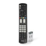 Telecomando Hama per TV Panasonic - Portata 10 m - 56 pulsanti - Accesso diretto alle piattaforme di streaming - 21,4 x 5 x 2,3 cm - Colore nero - immagine 4