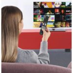 Telecomando Hama per TV Panasonic - Portata 10 m - 56 pulsanti - Accesso diretto alle piattaforme di streaming - 21,4 x 5 x 2,3 cm - Colore nero - immagine 5