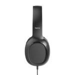 Hama Fun C Auricolari con microfono omnidirezionale - Cavo da 1,2 m - Archetto regolabile - Cuscinetti in pelle - Colore nero - immagine 3