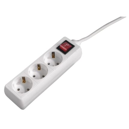Hama Presa multipla con 3 prese - Potenza massima 3680 W - Cavo 1