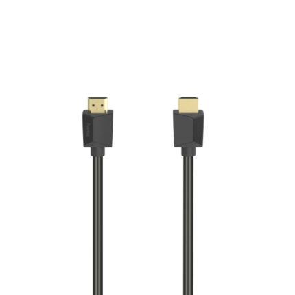Cavo HDMI 4K maschio Hama Essential - Lunghezza 5 m - Supporta ARC - Terminali placcati in oro - Ethernet - Velocità fino a 18 Gbps - Schermatura completa - Colore nero