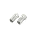 Hama Essential Confezione da 2 connettori F maschio - Cavi fino a 5